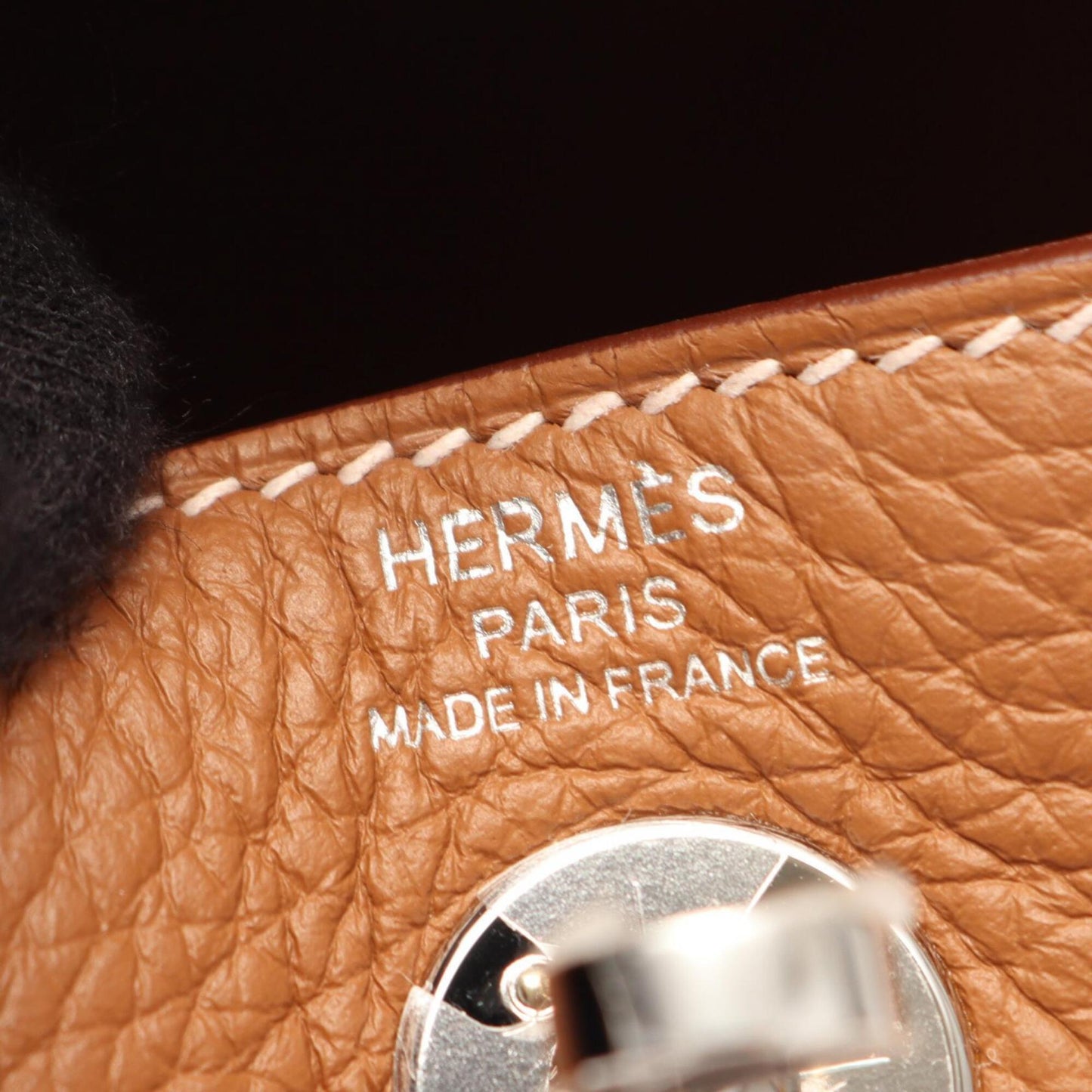 HERMES Handbag Shoulder Bag Taurillon Clemence Leather Leather