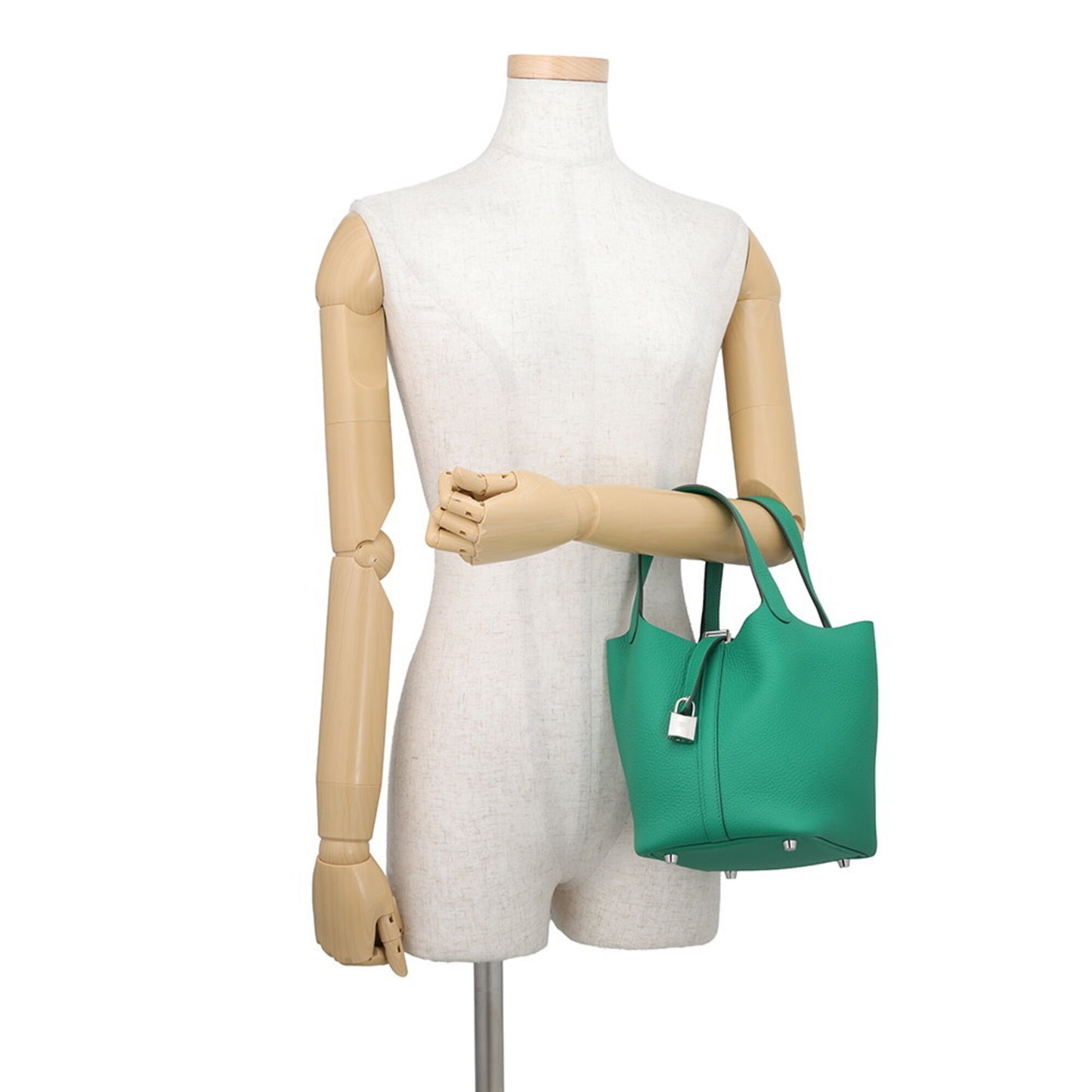 HERMES Handbag Tote Bag Taurillon Clemence Leather
