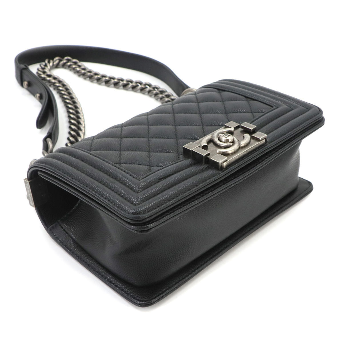 CHANEL Handbag Shoulder Bag Grained Calfskin