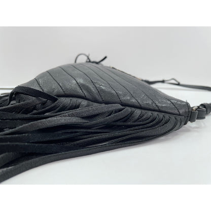YVES SAINT LAURENT Shoulder Bag Black Clear