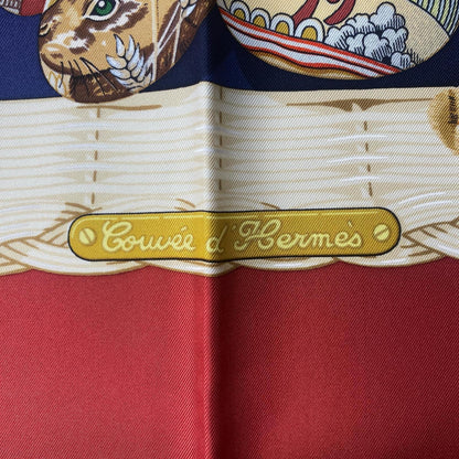 Hermes silk scarf