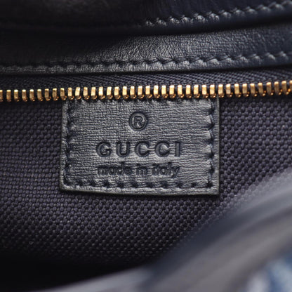GUCCI Handbag Denim Leather