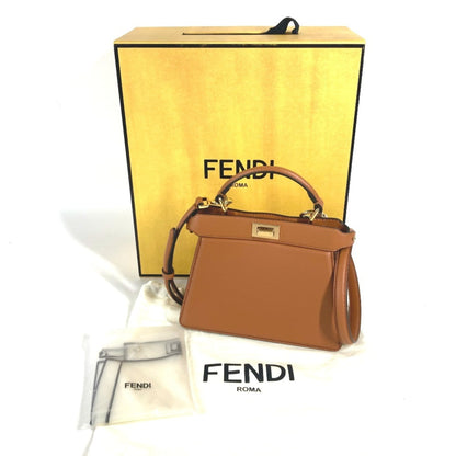 FENDI Handbag Shoulder Bag Leather