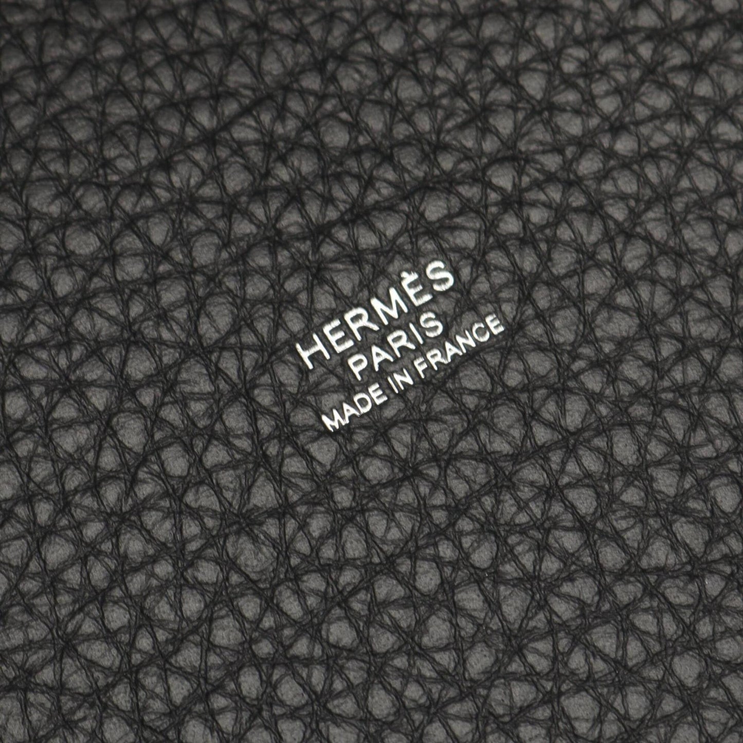 HERMES Handbag Taurillon Clemence Leather