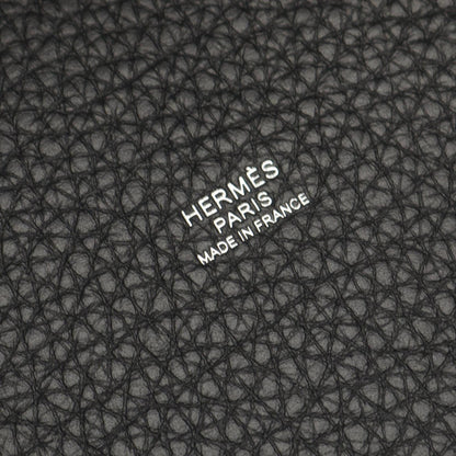 HERMES Handbag Taurillon Clemence Leather