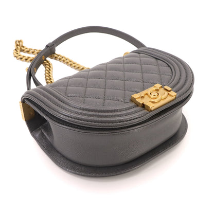 CHANEL Handbag Shoulder Bag Grained Calfskin