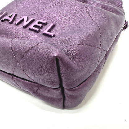 CHANEL Shoulder Bag Leather