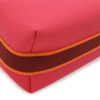 HERMES Handbag Pouch Canvas