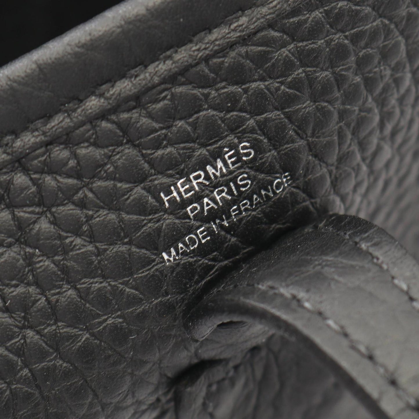 Hermes Shoulder Bag Clemence Taurillon Leather