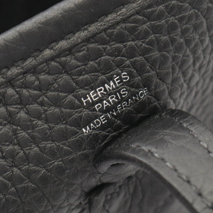 Hermes Shoulder Bag Clemence Taurillon Leather