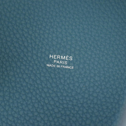 HERMES Handbag Taurillon Clemence Leather