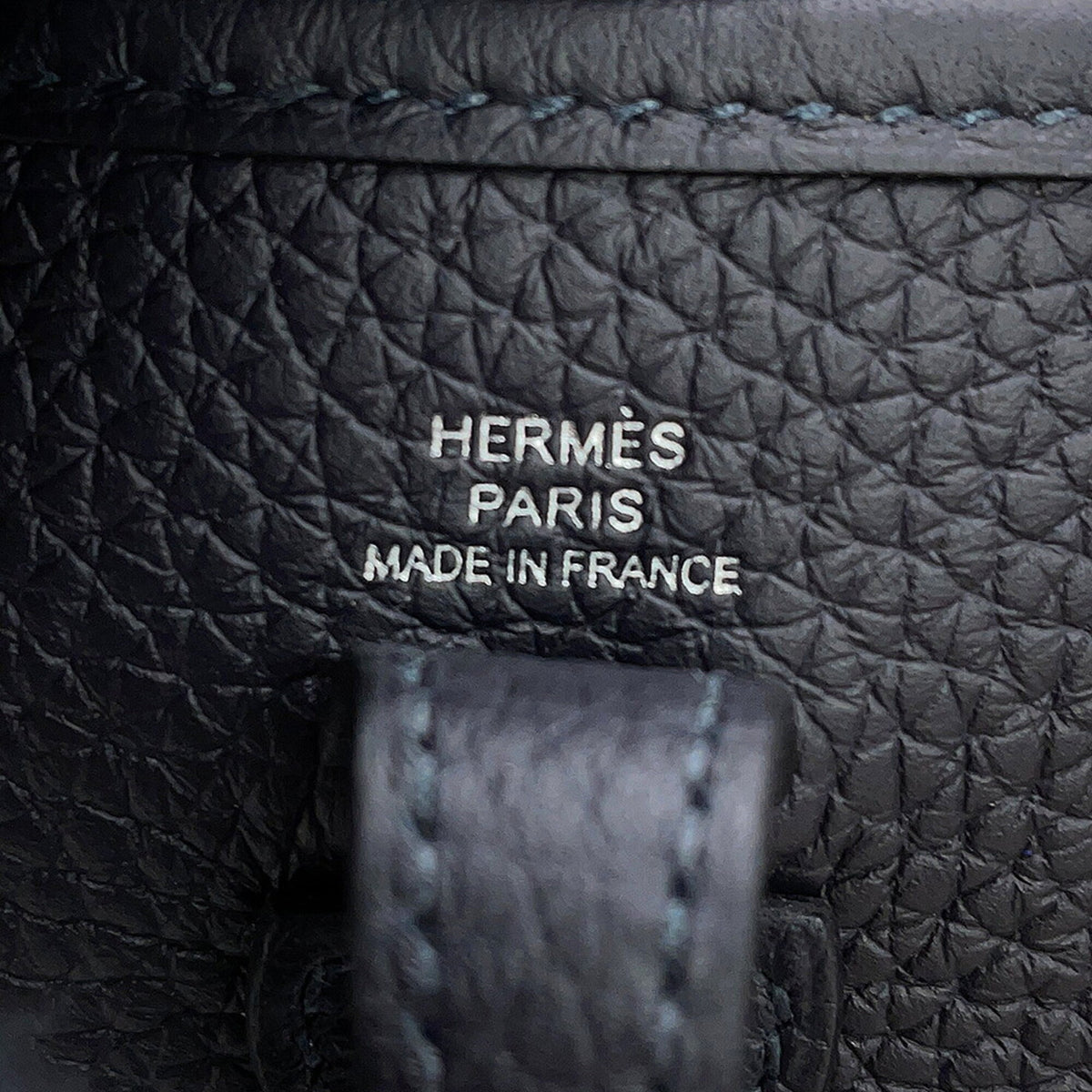 HERMES Shoulder Bag Taurillon Clemence Leather