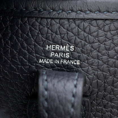 HERMES Shoulder Bag Taurillon Clemence Leather
