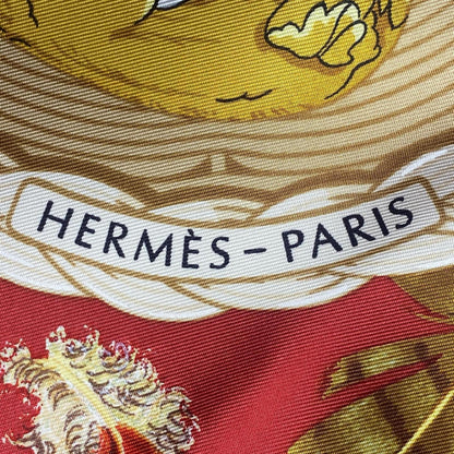 Hermes silk scarf