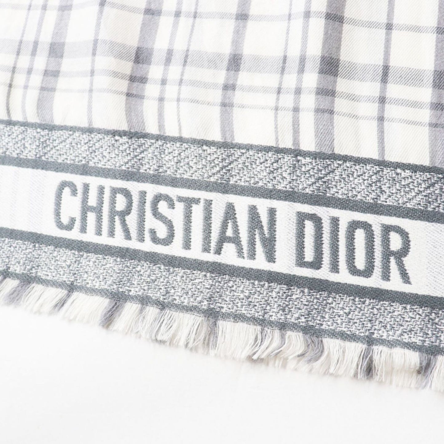 Cashmere Stole 59% Silk Dior Homme Cotton