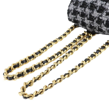 Tweed leather backpack from Chanel