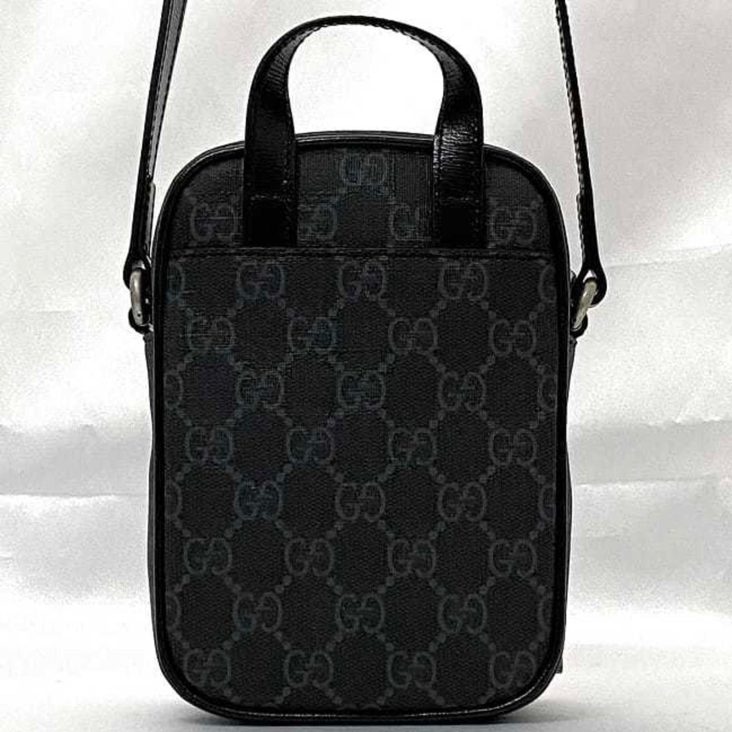 Pochette Shoulder Bag Gucci Leather Pvc