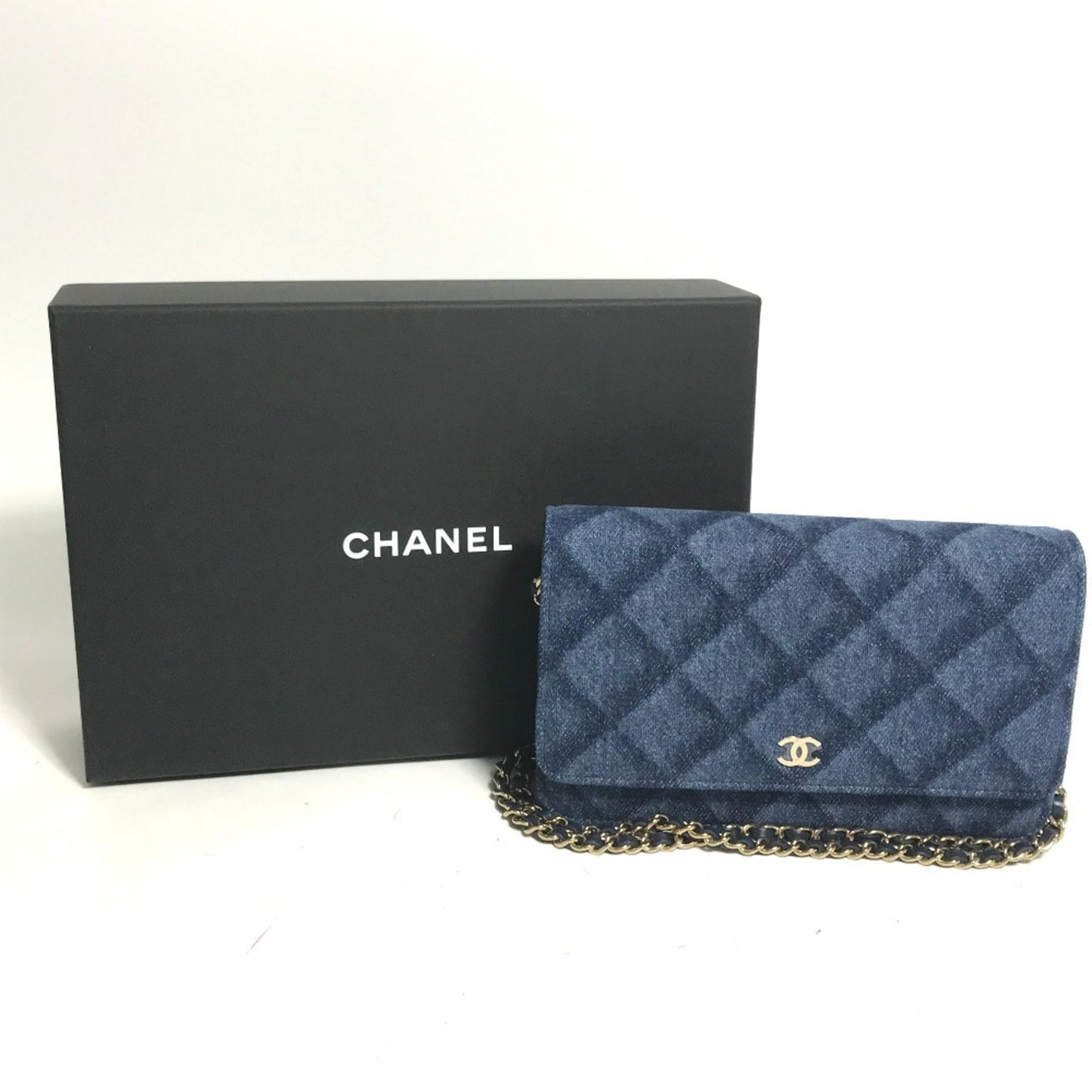 Shoulder bag denim by Chanel