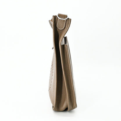 Clemence Leather Shoulder Bag By Hermes