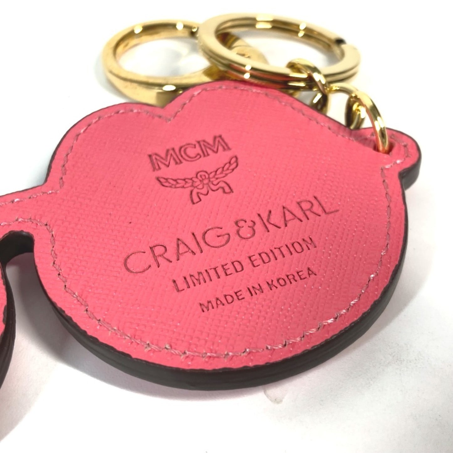 Keyring leather mcm