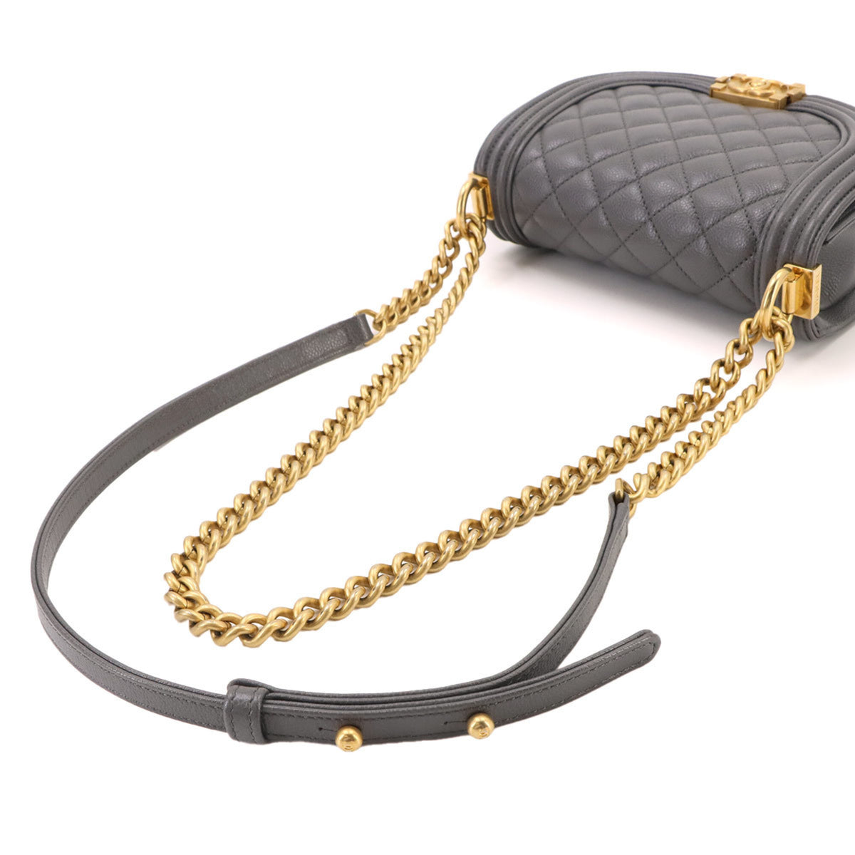 CHANEL Handbag Shoulder Bag Grained Calfskin