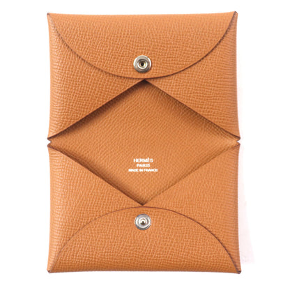 Epsom Leather Business Card Case Hermes