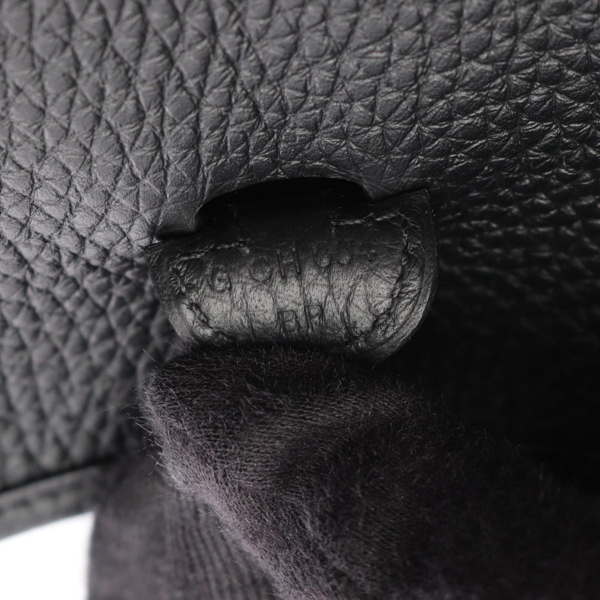 HERMES Shoulder Bag Taurillon Clemence Leather