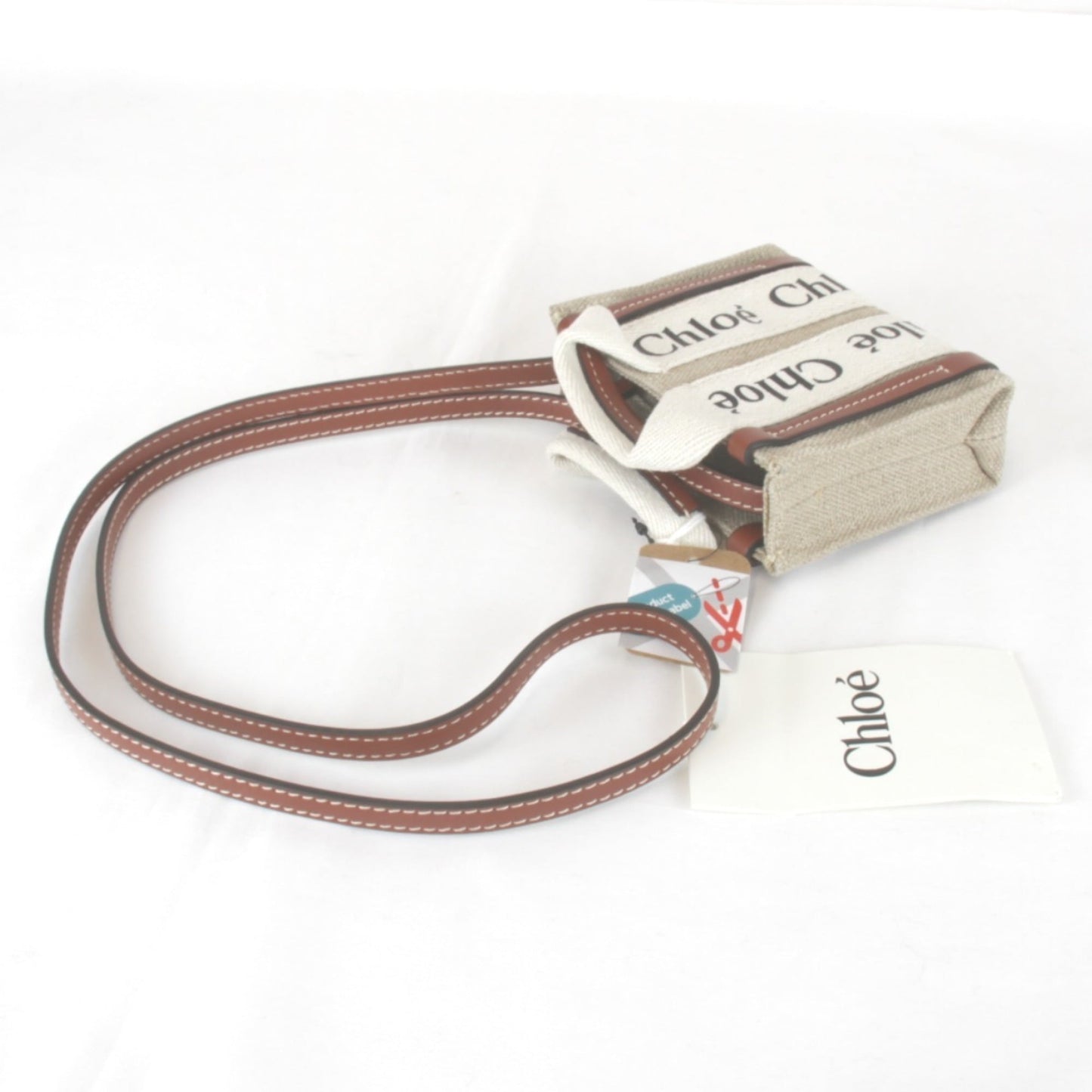 Linen Cotton Leather Tote Bag