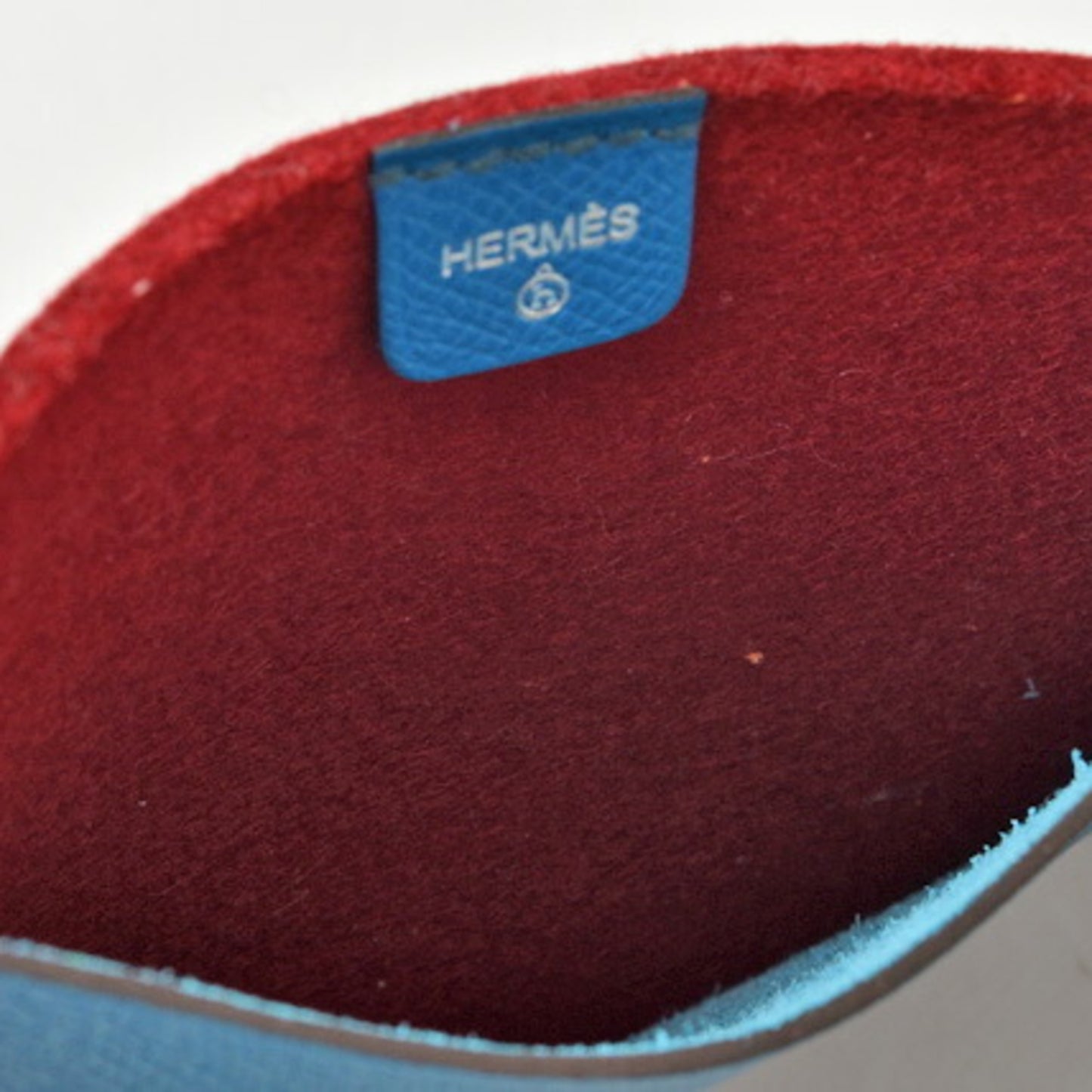 Pouch Epsom Leather Felt Hermes