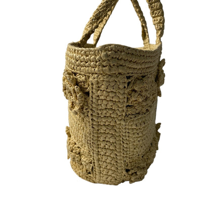 Christian Dior Shoulder Raffia Bag
