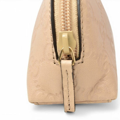GUCCI Pouch Beige Brown