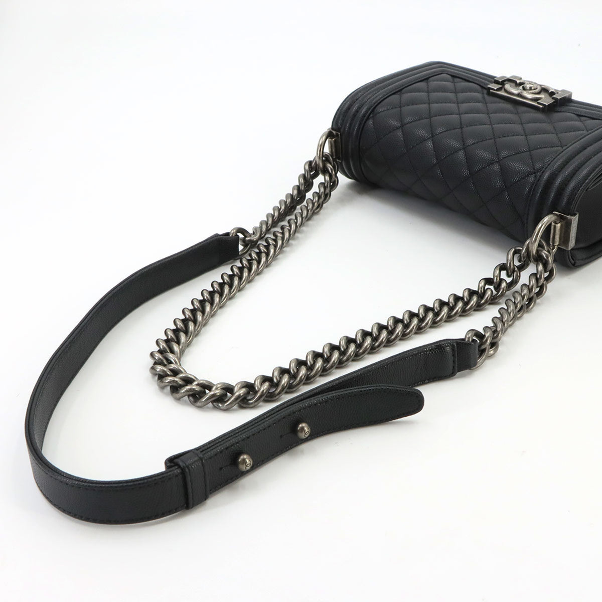 CHANEL Handbag Shoulder Bag Grained Calfskin