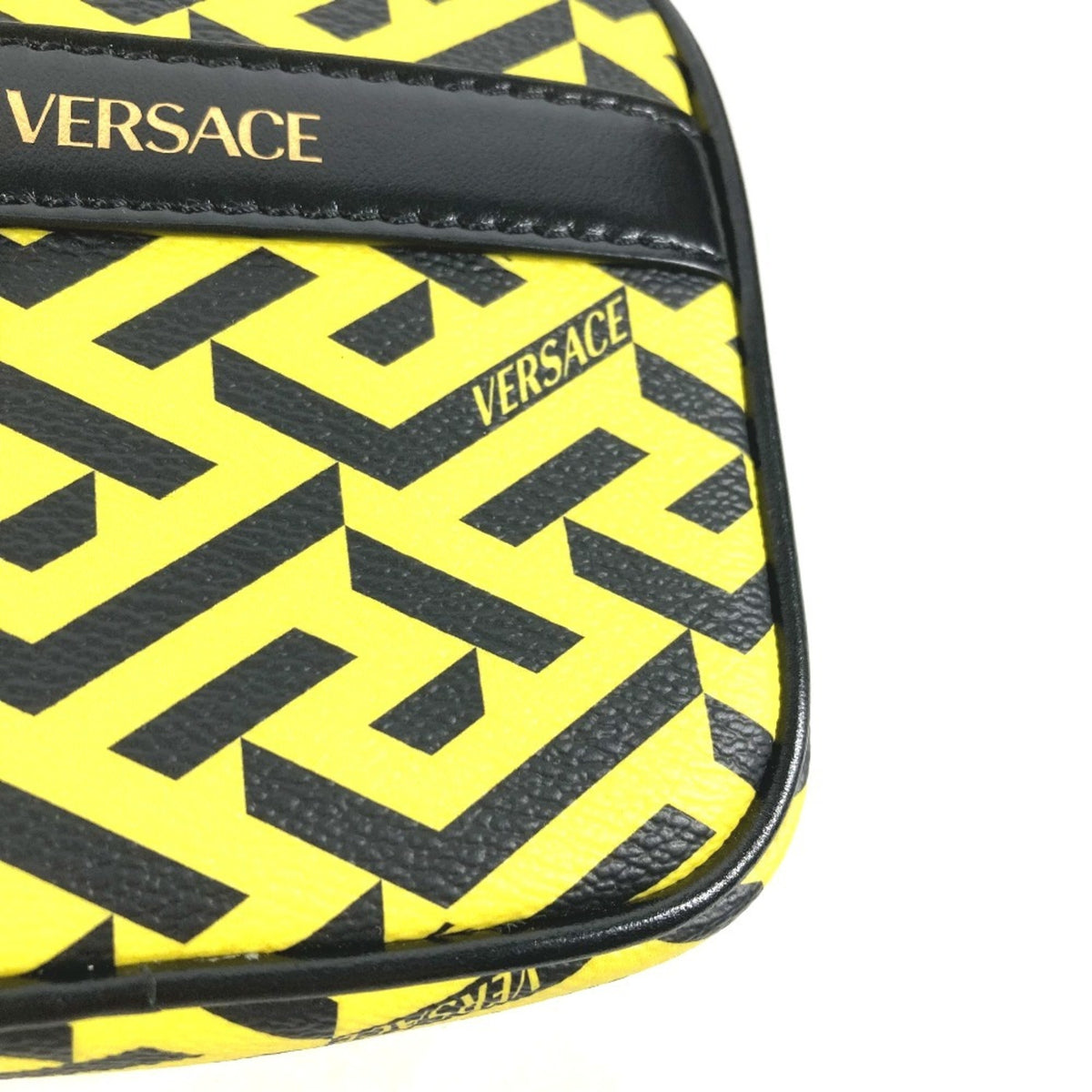VERSACE Pouch Leather