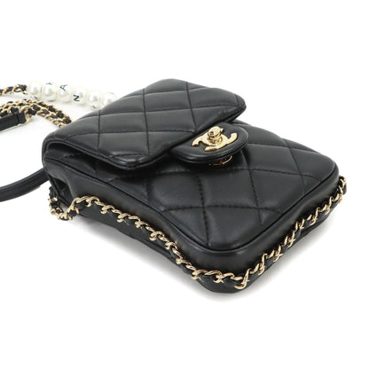 CHANEL Handbag Shoulder Bag Leather