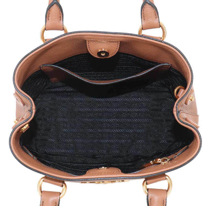 PRADA Handbag Leather