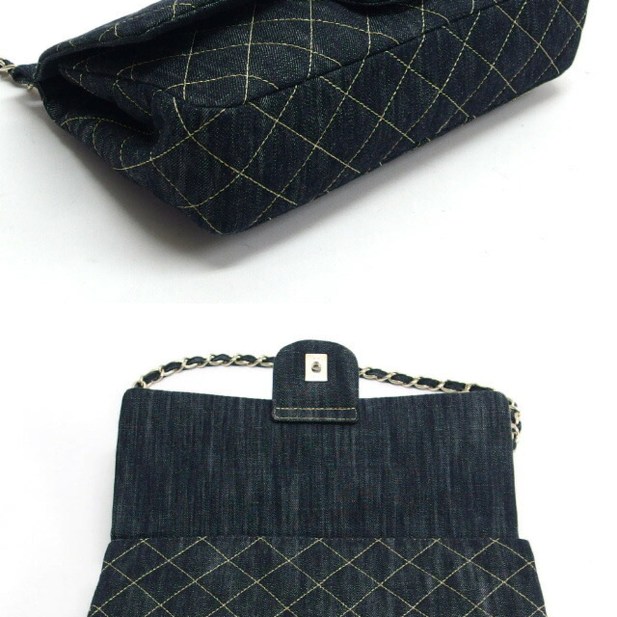 CHANEL Shoulder Bag Denim