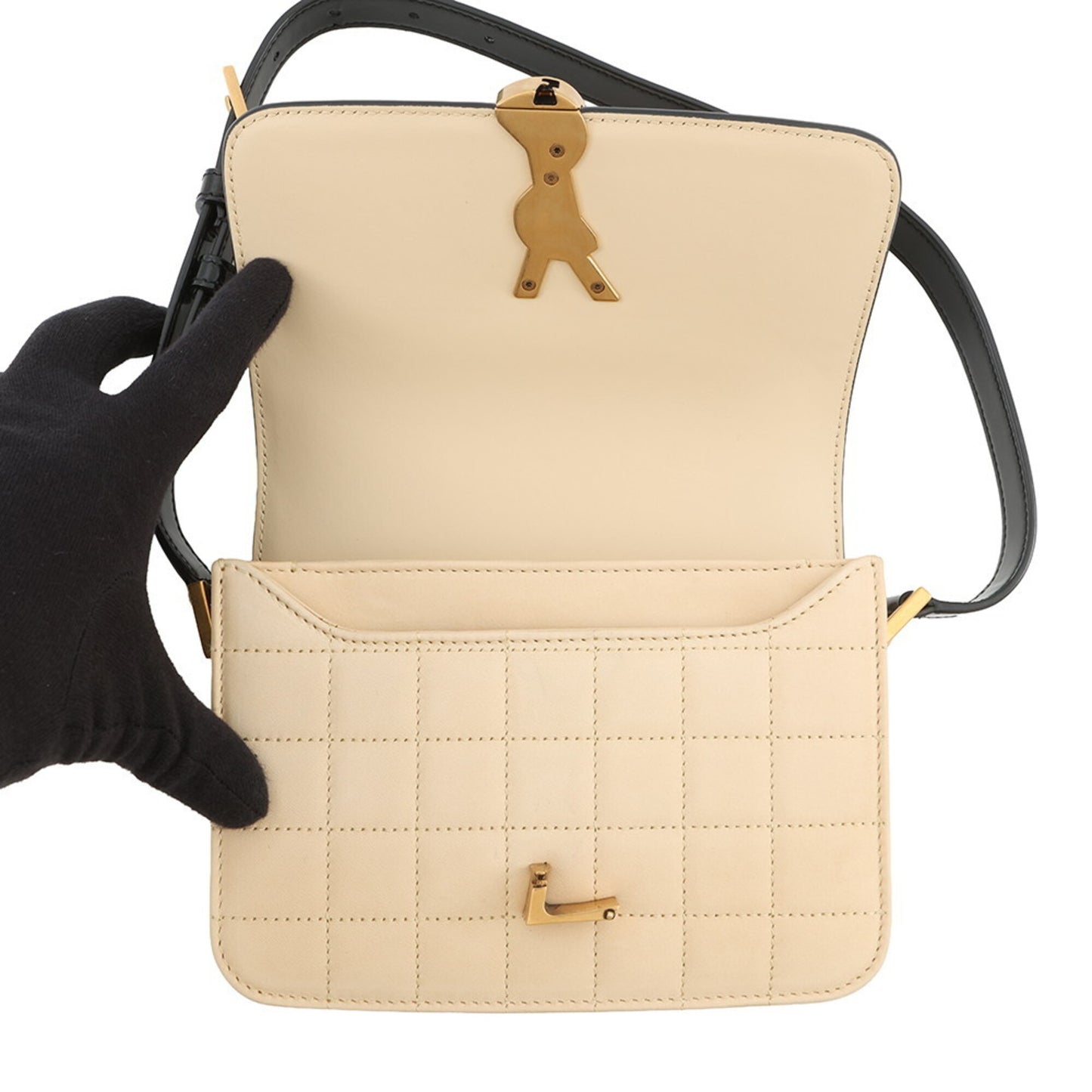 Yves Saint Laurent Handbag Shoulder Bag Patent Leather