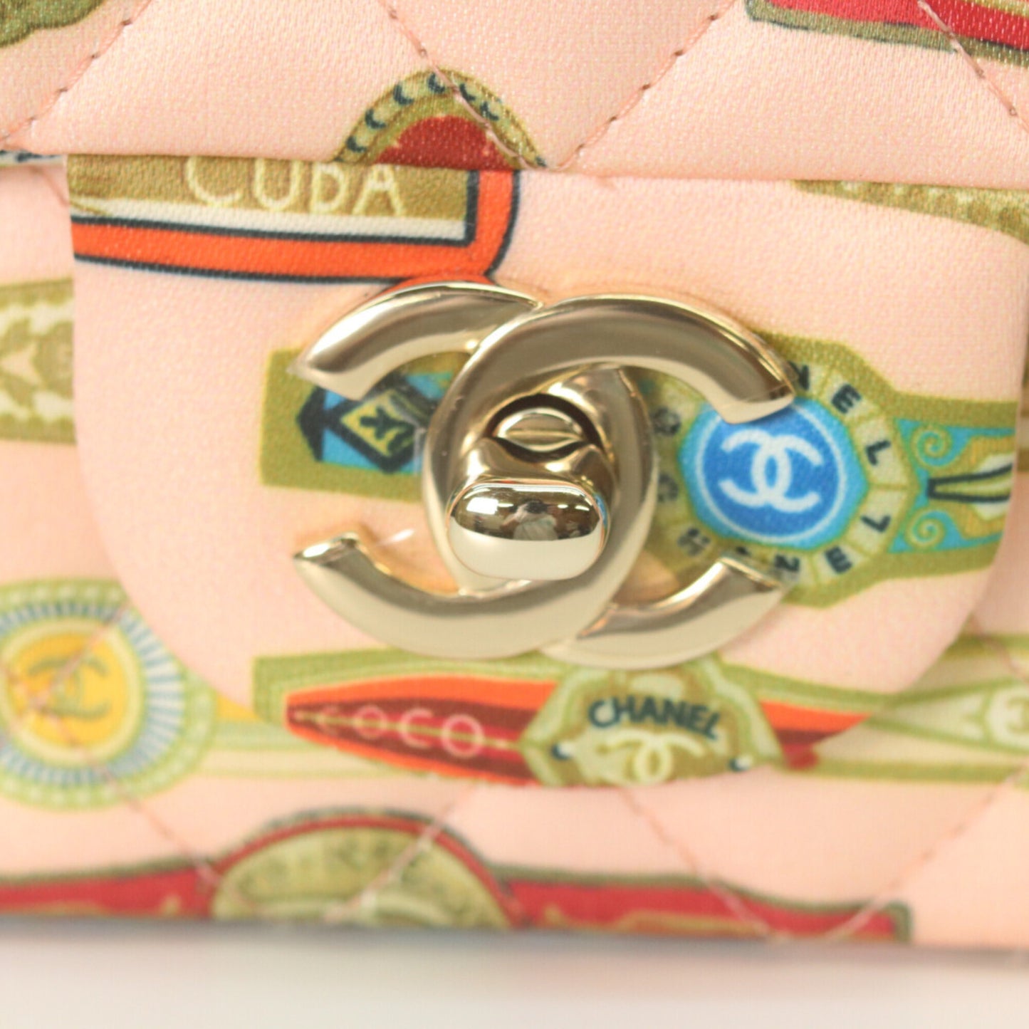 Chanel satin bag shoulder