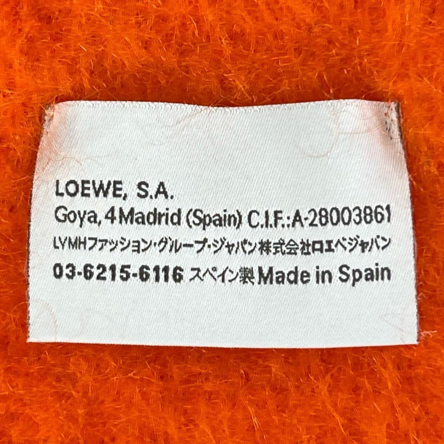 Stole Mohair Wool Nylon by Loewe