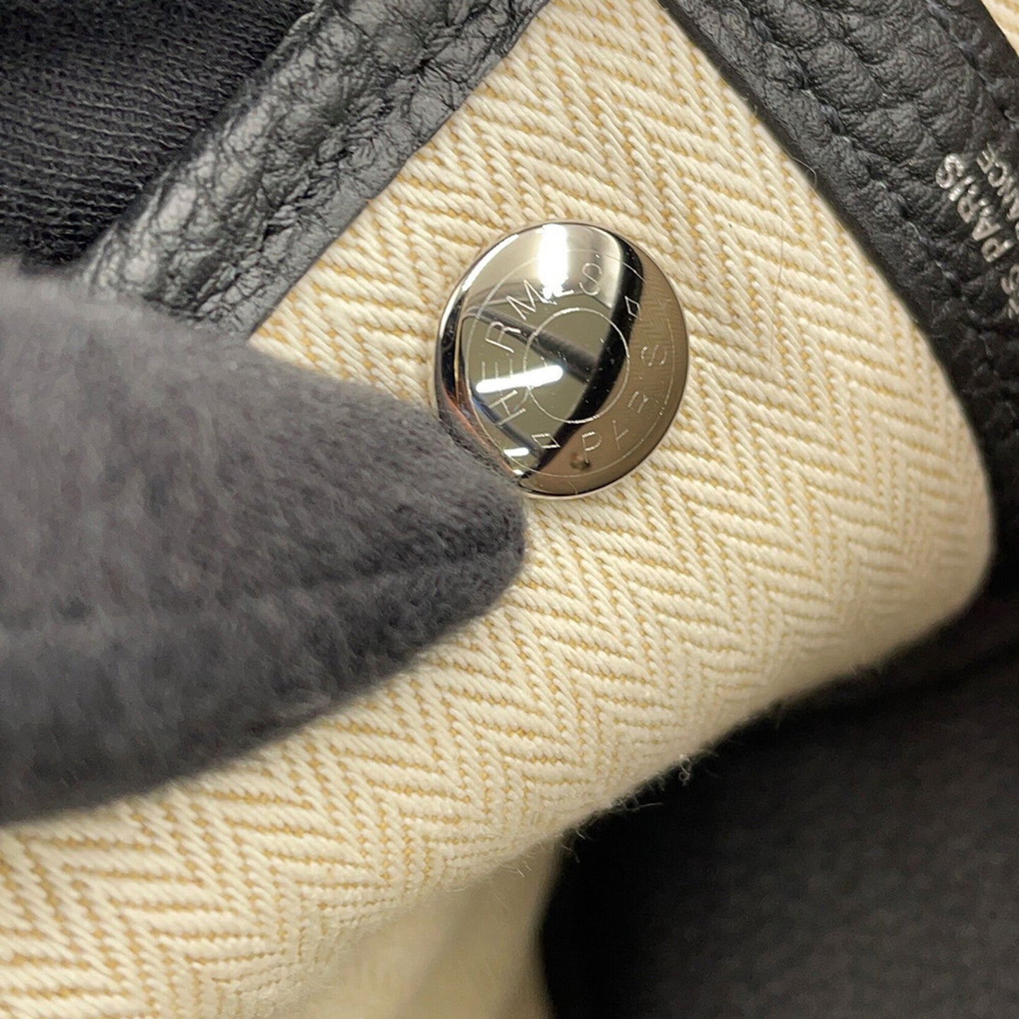 HERMES Tote Bag Negonda Leather