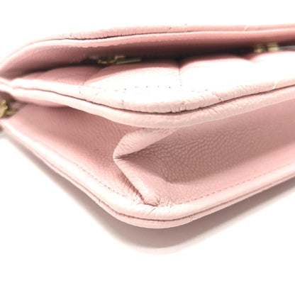 Caviar leather shoulder bag by Chanel