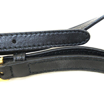Pochette bag Miu leather shoulder