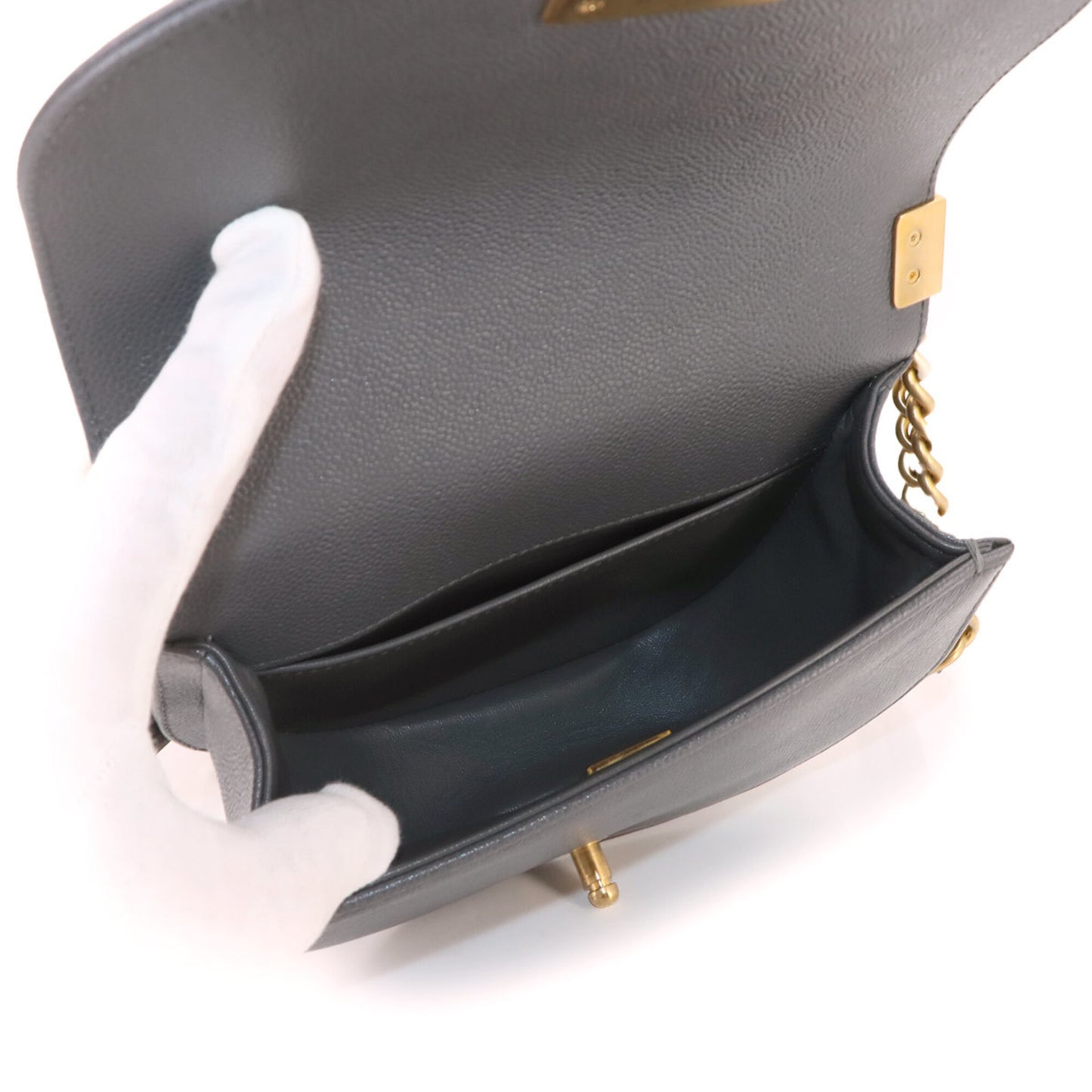 CHANEL Handbag Shoulder Bag Grained Calfskin