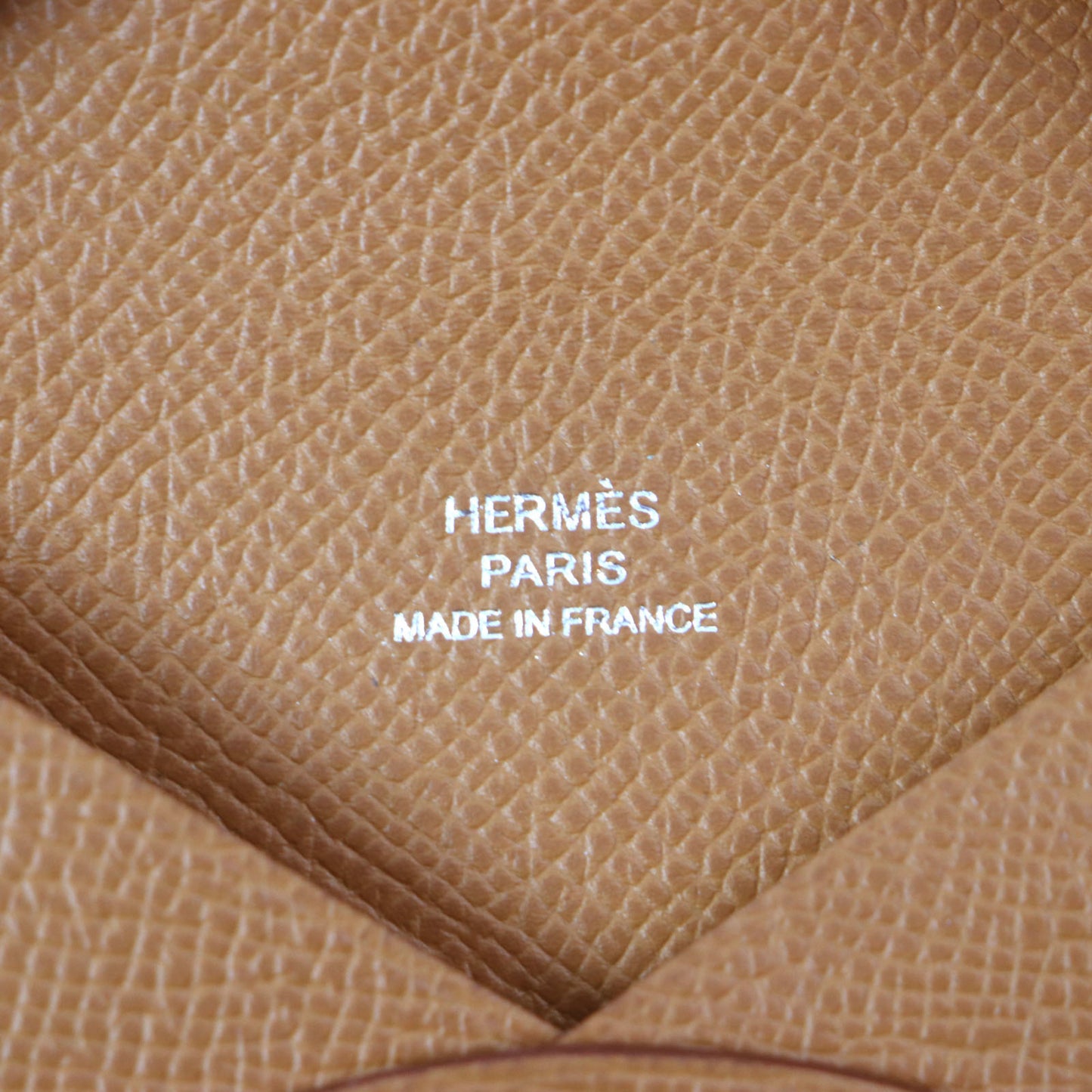 Epsom Leather Business Card Case Hermes