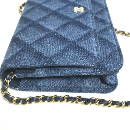 Shoulder bag denim by Chanel