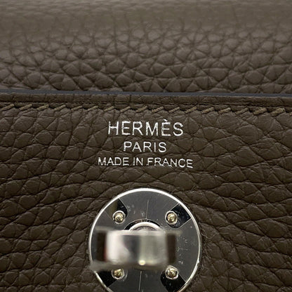 HERMES Handbag Taurillon Clemence Leather