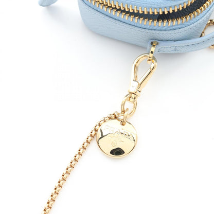 Pouch leather shoulder bag Prada