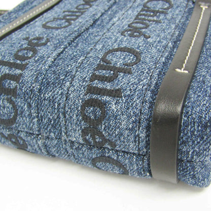 CHLO Handbag Shoulder Bag Denim Leather