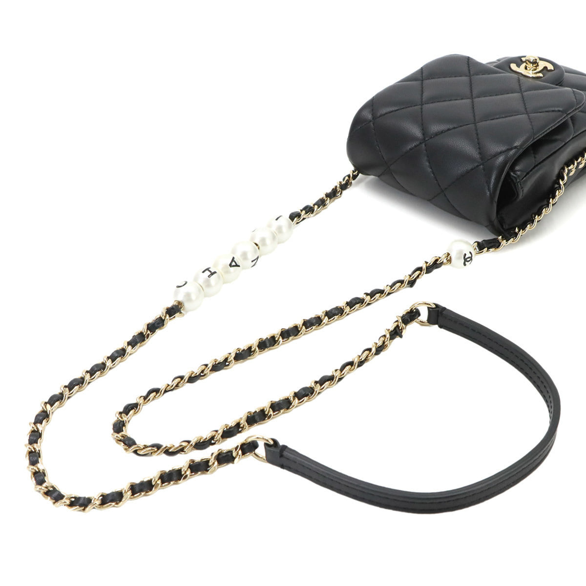 CHANEL Handbag Shoulder Bag Leather