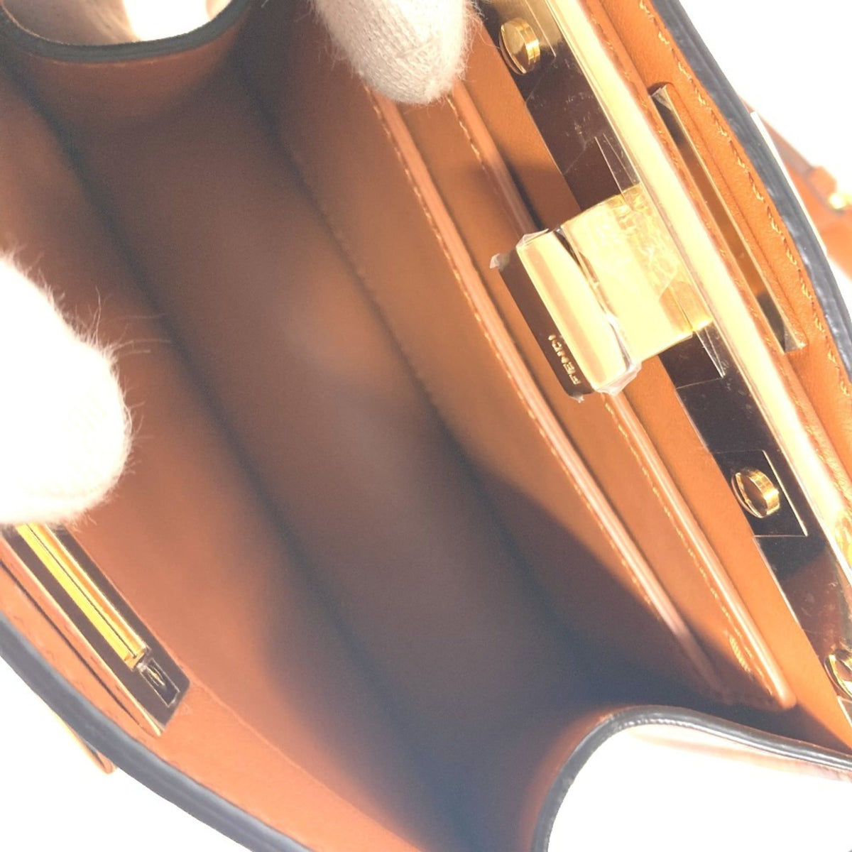 FENDI Handbag Shoulder Bag Leather